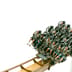 Passengers scream as they plunge down a steep roller coaster drop against a stark white sky.